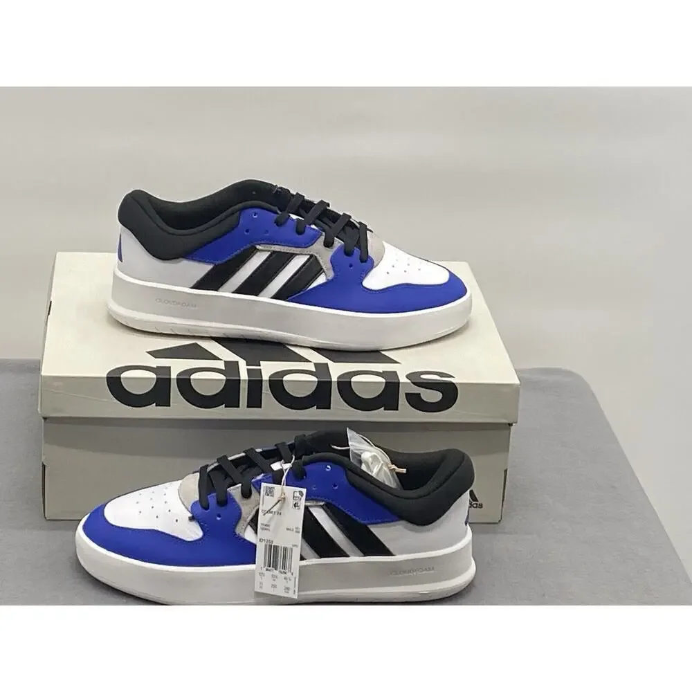 adidas Men’s Court 24 Shoes Size 11‎ White/Black/ Blue
